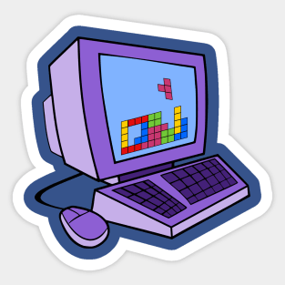 PC Gamer Retro Sticker